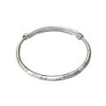 wholesale Fine Silver 9999 Solid Ginkgo Leaf Bracelet, Pure Silver Antique Style Handmade Artistic Student Thin Bangle Girlfriend Gift-0-4
