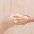 wholesale Real shot of a silver and Hetian jade Ruyi bracelet for women, featuring a luxurious and versatile design with freshwater pearl tassels-0-3