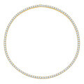 925 Sterling Silver Moissanite Tennis Necklace for Women-0-8