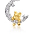 wholesale 925 Silver New Luxury Versatile Cute Bear Necklace Ins Style Pendant Choker Wholesale Customization-0-3