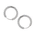 wholesale S925 Sterling Silver EA410-411 Korean Style Versatile Ear Cuff, Ins Minimalist Advanced Full Starry Earrings Hoop for Women-0-4