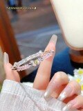 wholesale 999 Sterling Silver Bow Middle-to-Older Children's Bracelet for Girls, Elementary School Kids, Silver Jewelry, Single Piece-0-33