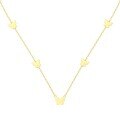 wholesale 925 Silver Minimalist Small Butterfly Necklace for Women, European and American Cross-Border Personality High-End Collarbone Chain-0-5
