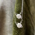 wholesale S925 Sterling Silver Taro Purple Pearl Planet Orbit Pendant Necklace Fairy Purple Planet High-Luster Mother-of-Pearl Collarbone Chain-0-1