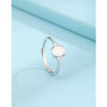 wholesale 925 Sterling Silver Opal Ring for Women Adjustable Ins Style Open Band for Cross-Border E-commerce (Amazon EU/US/AU)-0-0