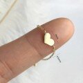 wholesale S925 sterling silver minimalist geometric heart bracelet for women, vintage and delicate with a girly charm-0-3