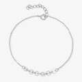 wholesale 925 Sterling Silver Minimalist Round Circle Bracelet for Women, High-end Small Unique Elegant Versatile Glitter Hand Jewelry-0-8