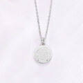 wholesale [] Dragon Baby Safety Circle Pendant Necklace, Women's Small Unique Design, Light Luxury Birthday Year Gift Collarbone Chain Accessory-0-2
