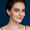 Sterling Silver Pearl Earrings for Women, Fashionable and Elegant Wholesale Design-0-0