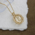 wholesale S925 sterling silver gold-plated two-piece versatile pendant for jewelry 25 spring new collection-0-0