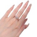 wholesale S925 Silver ZHUOZHIFAN New 1-Carat Round White Simulated Diamond Elegant Bridal Set Ring for Women-0-4