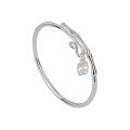 wholesale 999 Sterling Silver Bamboo Bracelet for Women, Young Style Ins Fashion, Openable Bangle Symbolizing Rising Success and Safety-0-4
