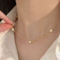 wholesale 925 Sterling Silver Small Heart Necklace for Women, Minimalist Ins Trendy Niche Design, Luxurious and Versatile High-End Pendant Chain-0-3
