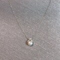 wholesale S925 Sterling Silver Cross Pearl Necklace, Versatile and Elegant, Niche Design with a Premium Feel, Perfect for Autumn and Winter Sweater Layering-0-0
