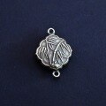 wholesale 925 Sterling Silver Plum Orchid Bamboo Chrysanthemum Pendant Retro Ethnic Style Handwoven Bracelet DIY Material Accessory Charm-0-11