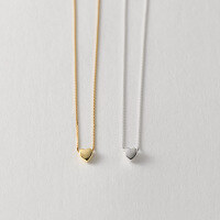 wholesale S925 Sterling Silver Fresh Sweet Ins Style Small and Exquisite Little Heart Necklace Y01582-Silver 925 silver