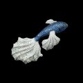 wholesale S925 silver gold-plated full zirconia royal blue new Chinese style goldfish luxury fully set versatile women's brooch-0-3