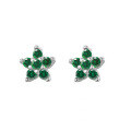 wholesale S925 Sterling Silver Plum Blossom Stud Earrings Sweet and Delicate Ins Style Petal Diamond Inlaid Earrings Women Cross-Border Wholesale-0-10