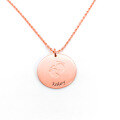 wholesale S925 silver jewelry, classic European and American style baby footprint pendant necklace, a gift for mom-0-4