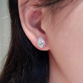 wholesale Silver 925 imported high-carbon diamond 5*8mm pear-shaped teardrop zirconia earrings for cross-border ins-0-1
