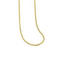 wholesale S925 Sterling Silver Korean Version Sparkling Ins Niche Design Textured Starry Collarbone Cauliflower Chain Necklace for Women-18K gold [39+5cm] 925 silver