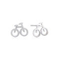 wholesale S925 Sterling Silver Minimalist and Fresh Bicycle Stud Earrings Cartoon Creative Bike Earrings Trendy Cross-Border New Arrival-0-4