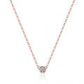 925 Silver Pendant with 1ct Moissanite Women's Fashion Geometric Bubble Necklace-0-4