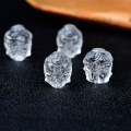 wholesale Metal material Natural White Crystal Double-sided Buddha Head Bracelet Buddha Beads DIY Crystal Beaded Ornament Accessories-0-3