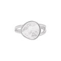 wholesale S925 Sterling Silver with Inlaid Natural Crystal, Minimalist Ins Style, Versatile and Unique, Women's Ring-0-6