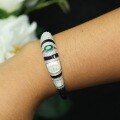 wholesale 925 Silver Gold-Plated Earrings with High-Carbon Diamonds, Black Onyx, Emerald, Oval Cut, Art Deco Jewelry, Women's Bracelet-0-2