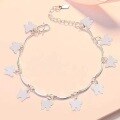 wholesale S925 Sterling Silver Women's Elegant Butterfly Bracelet Korean Style Sweet Accessory Gift for Girlfriend Best Friend-0-0