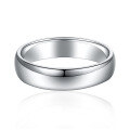 wholesale S925 Sterling Silver European and American Style Fashion Index Finger Ring, Arc Smooth Plain Band Wholesale-0-1