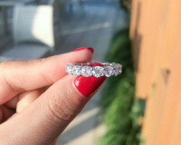 S925 Sterling Silver Rectangular Bevel-Cut Zircon Ring, Fashionable Luxury-N styles available [Clearance Sale with Free Shipping]  US Size 5