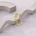 wholesale 925 Sterling Silver Vintage Square Ear Clasps For Women, Ins，。-0-4