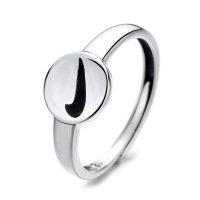 wholesale S925 Sterling Silver Korean Style Ins Sports Style Hook Drip Glue Trendy Hip-hop Street Adjustable Ring for Women-YFJ302/approx. 2.06g Adjustable opening