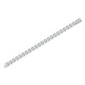wholesale 18k Gold Plated S925 Silver Full Moissanite 65mm Heart-shaped Luxury Bracelet-0-4