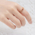 wholesale S925 silver gold-plated retro lace ring openable heart pomegranate luxury wide ring for women-0-2