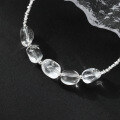 wholesale S925 silver Nalan fresh sweet ins style white crystal crushed silver bracelet S7937-0-3