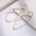 wholesale S925 Sterling Silver Baroque Pearl Link Bracelet for Women, Freshwater Pearl, Direct from Manufacturer-0-0