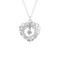 S925 Sterling Silver Moissanite Dreamcatcher Pendant Necklace-0-4