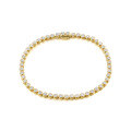 wholesale S925 Sterling Gold Plated Moissanite 23mm Fully Iced Tennis Chain Bracelet in Stock for Wholesale-0-4