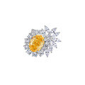 wholesale S925 Sterling Silver Goose Yellow Ring for Women, Small and Luxurious, Ice Flower Zirconia Rectangular High-Carbon Diamond Ring Collection-0-13