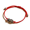 wholesale S925 Sterling Silver Pi Xiu Red Rope Bracelet Unisex Minimalist Design Unique Personality Zodiac Year New Year Gift Couple's Hand String-0-4