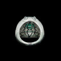 wholesale 925 Silver Gold-Plated Ring with High-Carbon Diamond Muzo Green Cushion Cut, Retro Fashion Versatile Jewelry for Women-0-2
