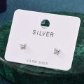 S925 Sterling Silver Minimalist Bear Earrings Wholesale-0-5