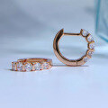 wholesale Metal: S925 Silver, Rose Gold Plated Jewelry NewStyle Round Design Ear ClipsInsEarrings-0-2