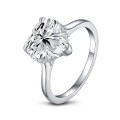 S925 Silver Clearance Pigeon Egg CZ Drop Fashion Ring with Free Shipping-0-9