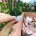 Sterling Silver Geometric Square Heart Ring, Final Sale with Free Shipping-0-2