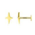 wholesale S925 Sterling Silver Ear Studs, Fashion Minimalist Star Four-pointed Star Eight-pointed Star Mini Ear Cartilage Piercing Flat Back Earrings-0-0