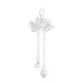 wholesale S925 Sterling Silver Ethnic Style Exquisite Pendant with 3D Lotus and Tassel Bud Design, Elegant Lady's Delicate Pendant-0-4